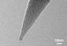 TEM image of a qp Tip Apex